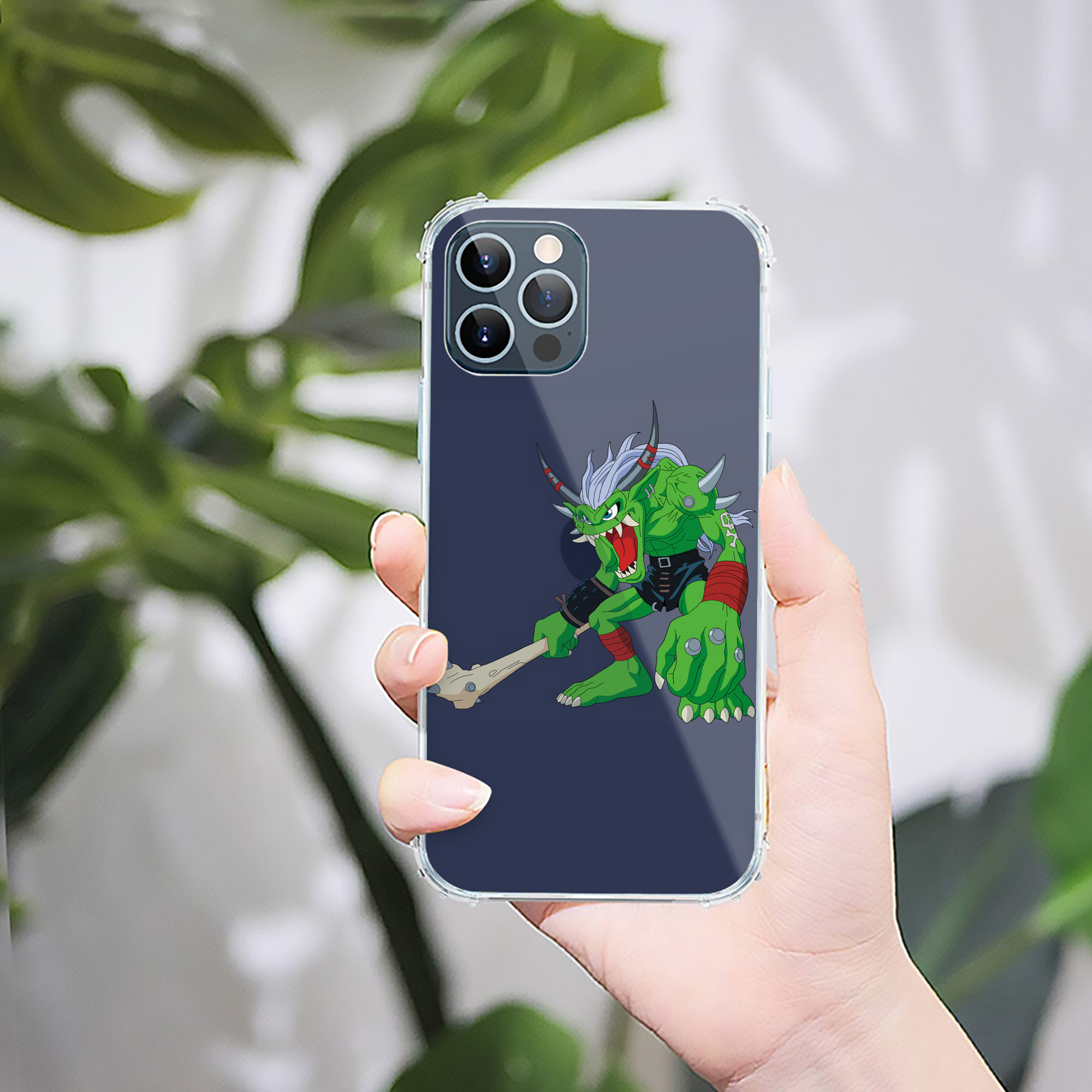 （画像用） Digimon デジタルモンスター/デジモン 【iPhone 12シリーズ対応】透明スマホケース（クリアソフトケース）